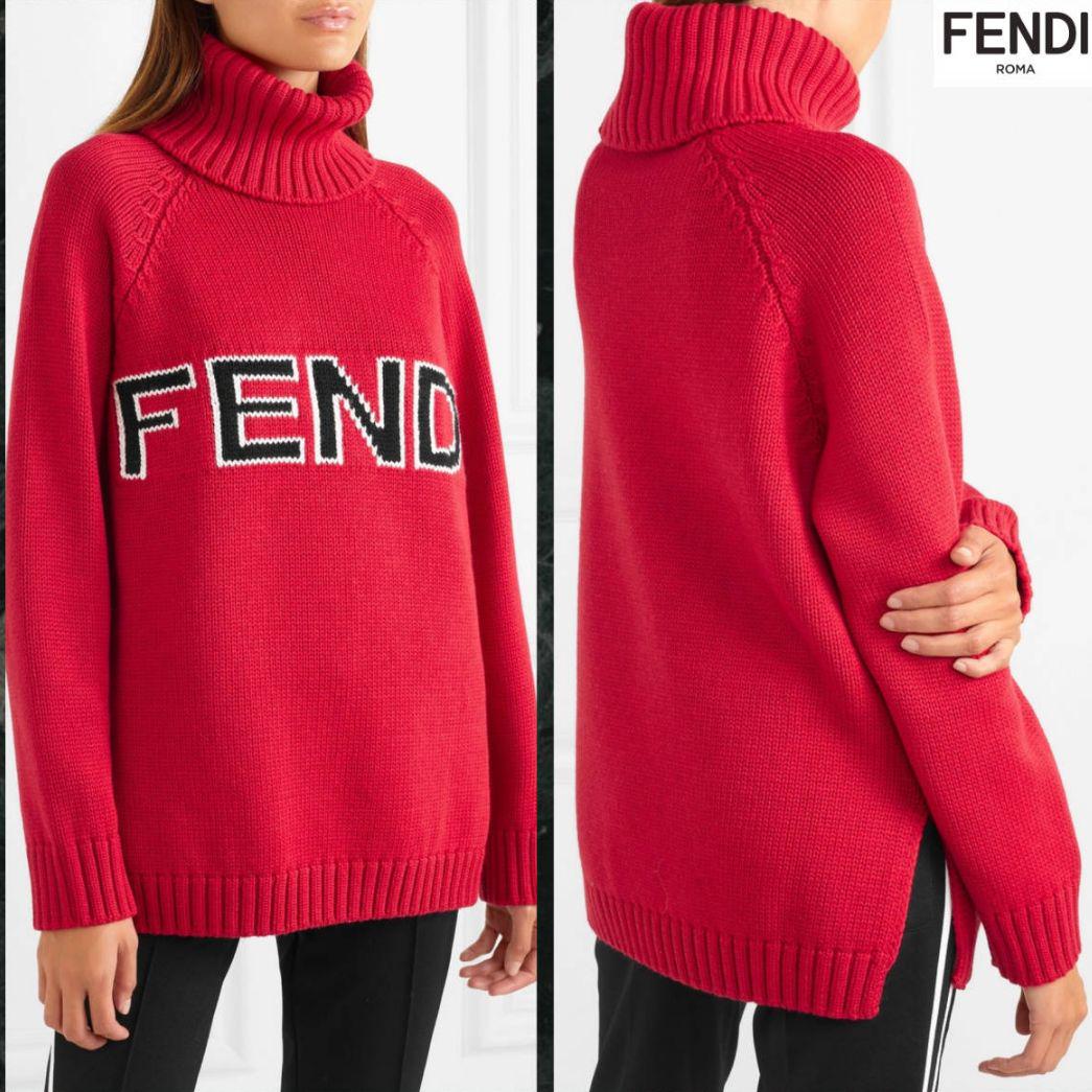 【FENDI】⭐新品未使用⭐インテリアロゴセーター 超入手困難で貴重なお品です♪