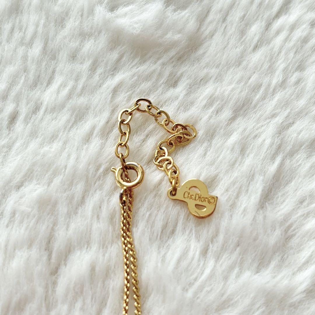 なはま様　Christian Dior ヴィンテージ ロゴ ネックレス 正規品☆クリスチャンディオール☆ロゴ☆ヴィンテージネックレス