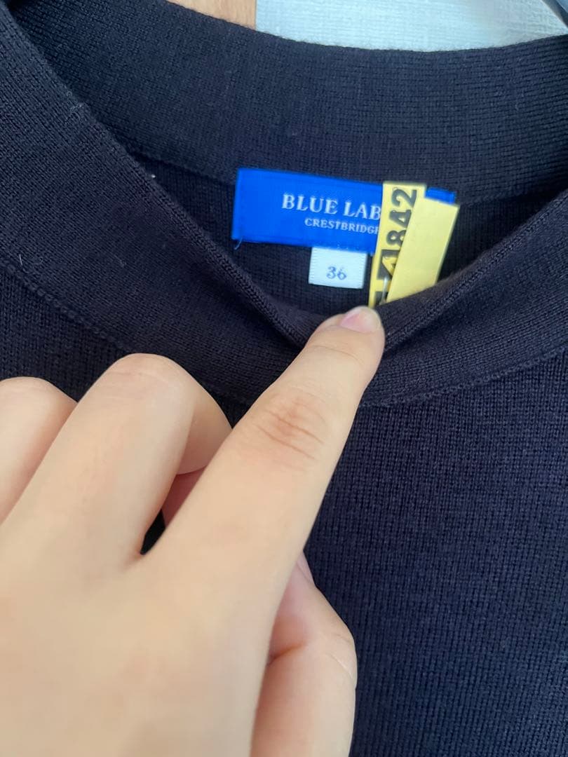 ブルーレーベル クレストブリッジ ニットワンピース ブルーレーベル クレストブリッジ ニットワンピース