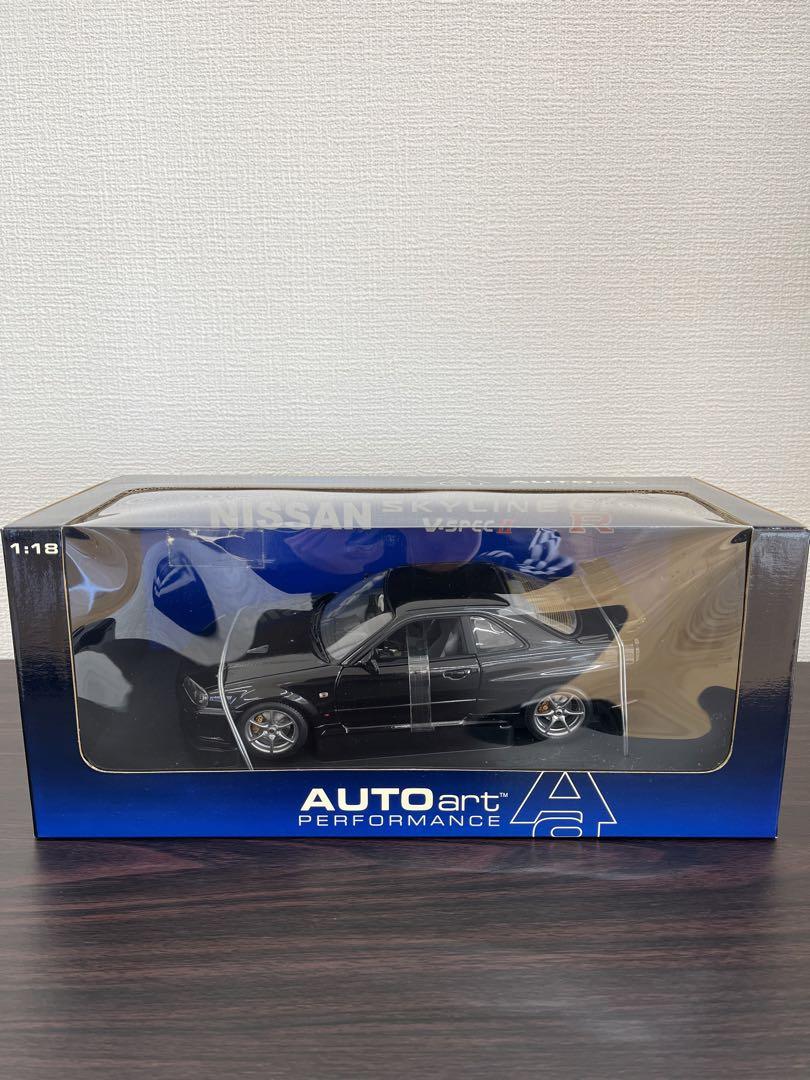 オートアート1/18スカイラインGT-R R34 v spec Ⅱ