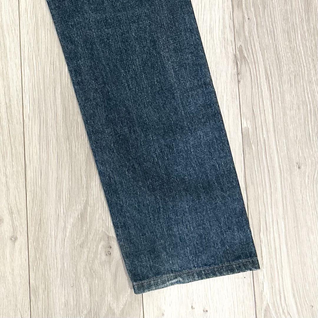 【希少】アヴィレックス　カモフラセルビッチデニムパンツ　赤耳　革パッチ　美品