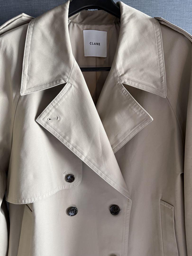 【ゆ。⠀】CLANE OVER SHORT TRENCH COAT 2
