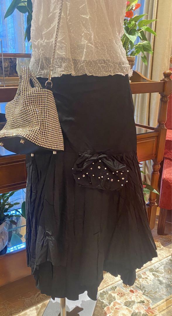 オリジナル商品 Milena mosele インポート ティアードプリーツ skirt オリジナル商品 Milena mosele インポート ティアードプリーツ skirt
