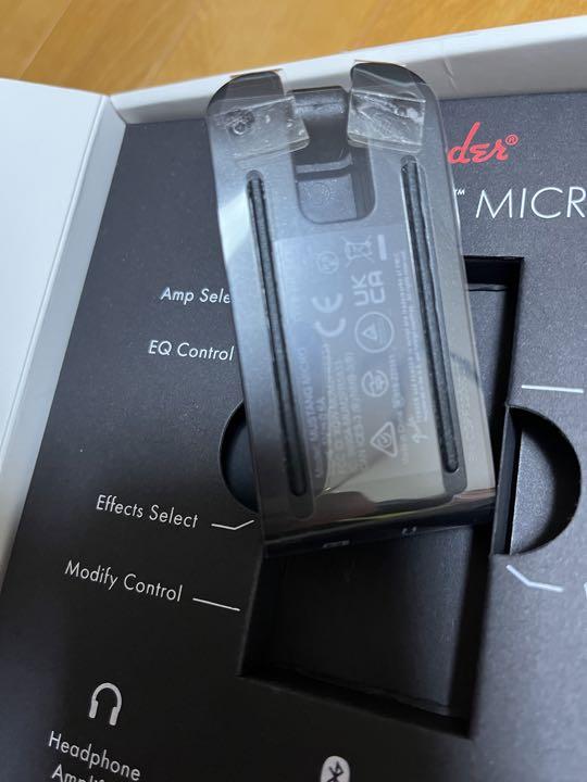 最新情報 (ほぼ新品)Fender mustang micro アンプ - education.semel