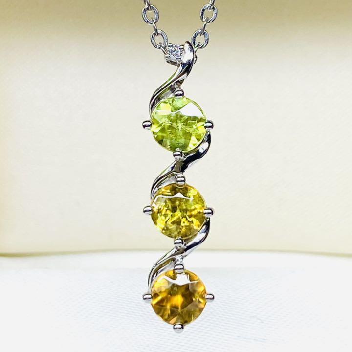 超美品☆Pt950☆ファンシーカラースフェーン1.90ct+ダイヤ0.01ct 超美品☆Pt950☆ファンシーカラースフェーン1.90ct+ダイヤ0.01ct