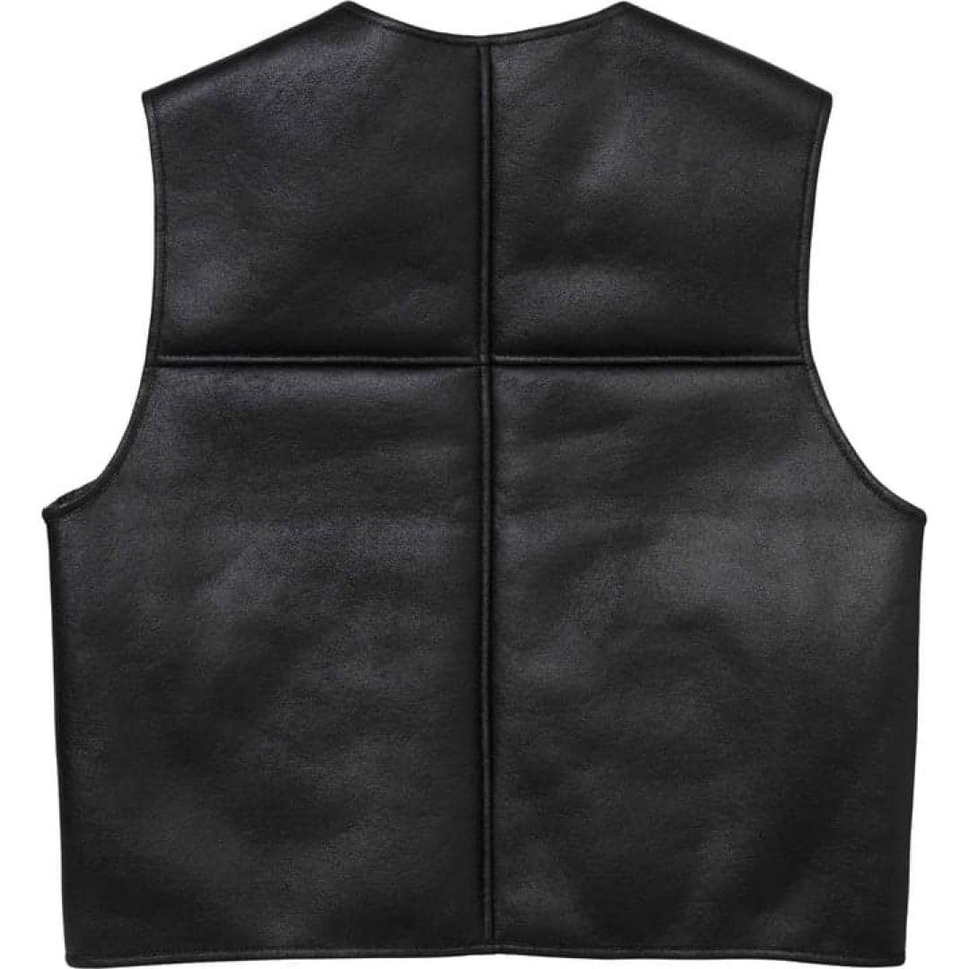 24AW Reversible Faux Shearling Work Vest