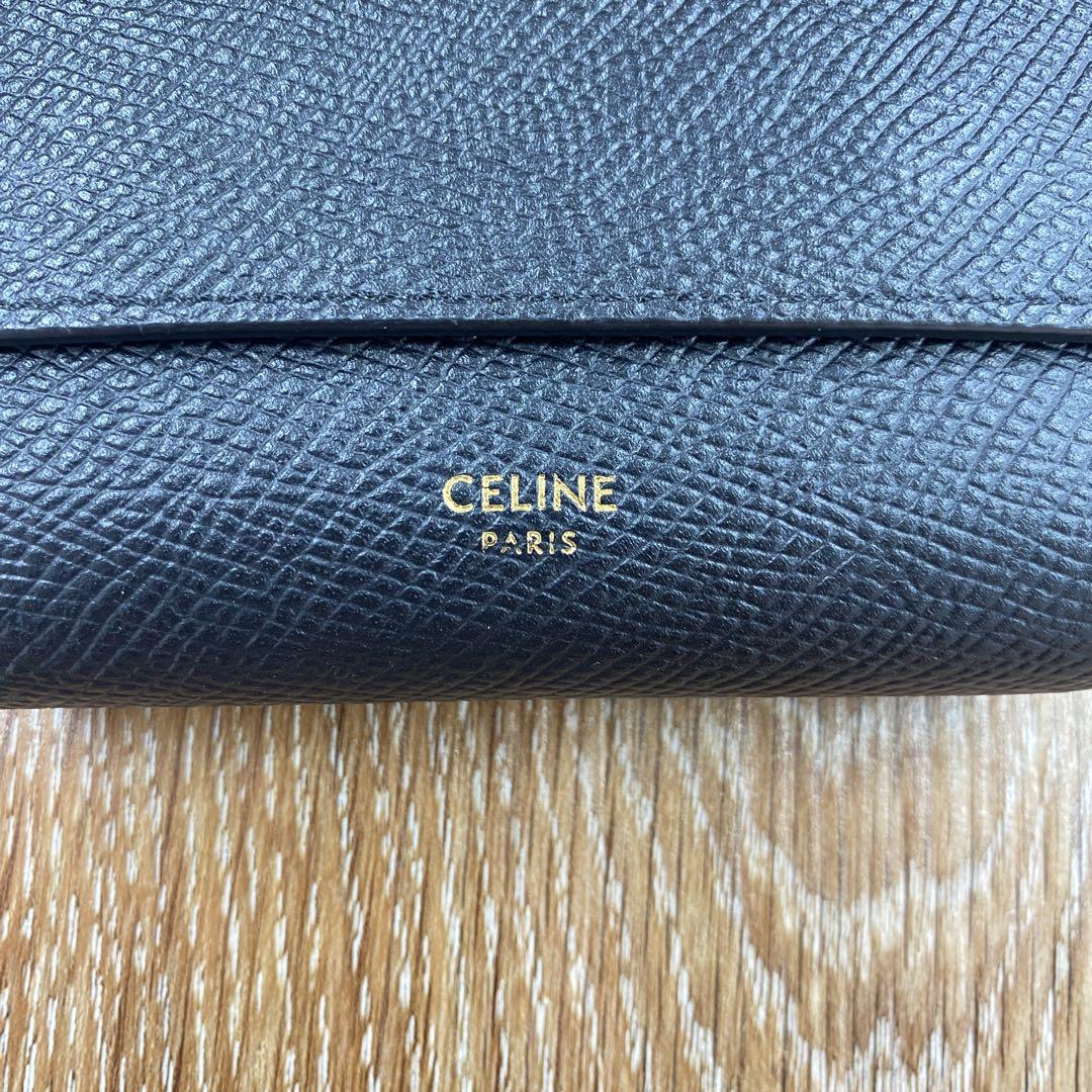 m4709セリーヌ CELINE スモール トリフォールド 財布