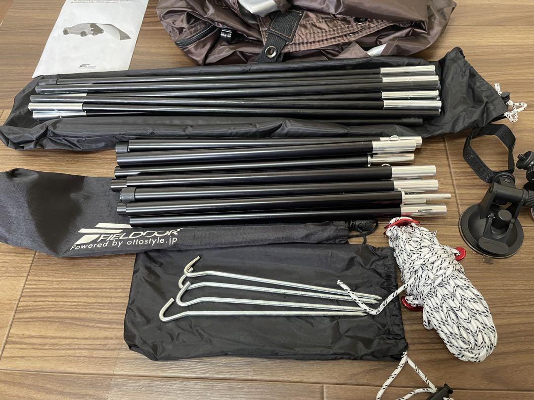FIELDOOR カーサイドタープ　新品