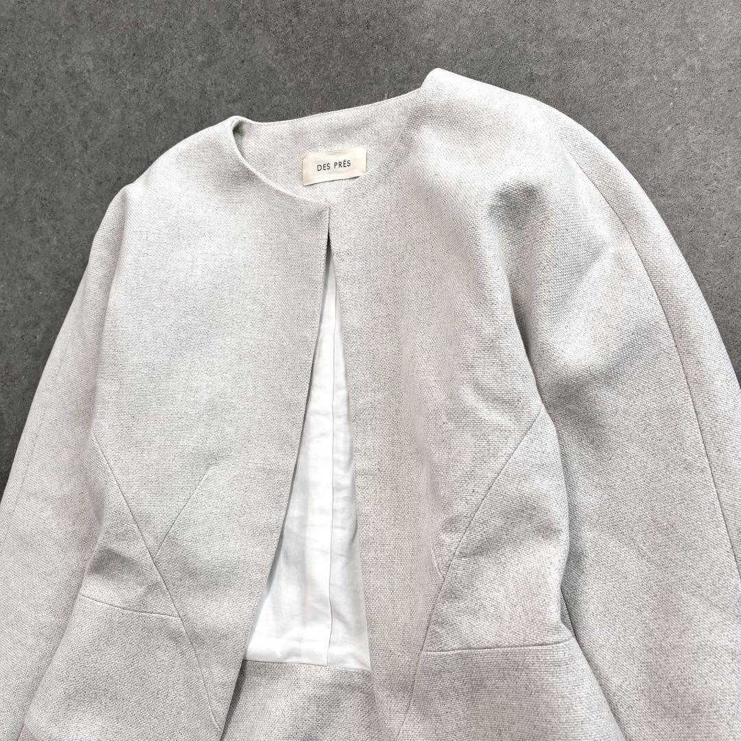 定価5万円　美品♪ トゥモローランド デプレ　ノーカラージャケット