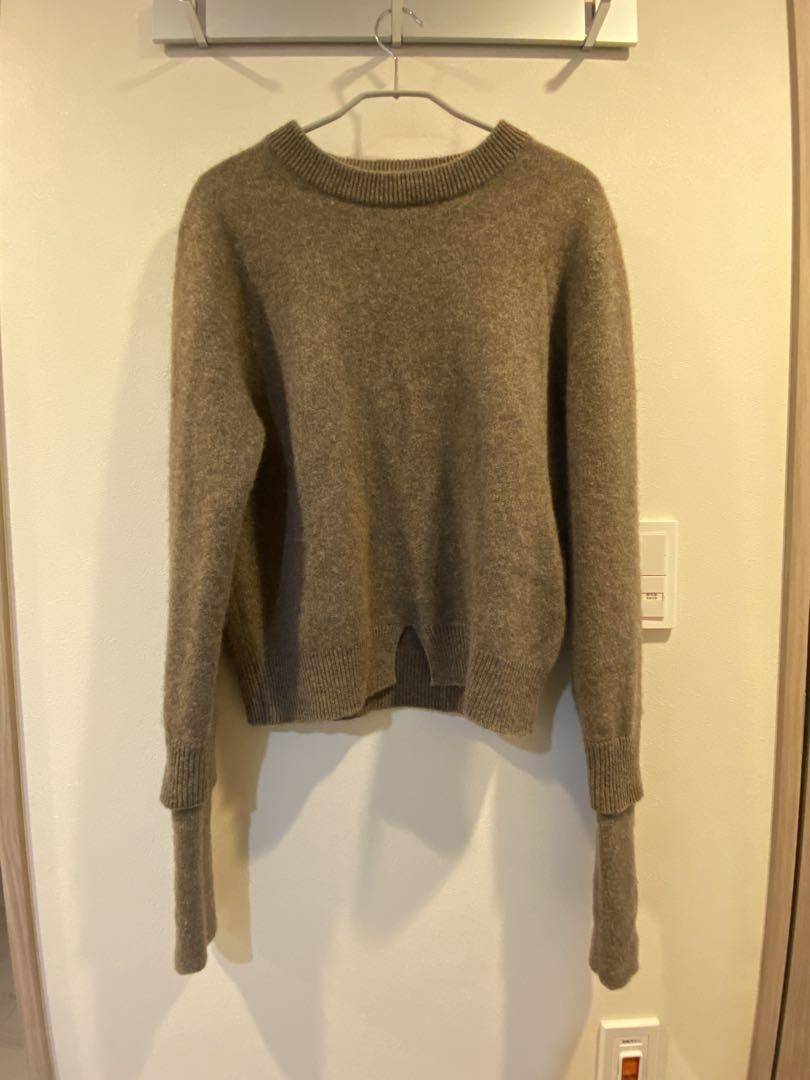 CLANE（クラネ）の「【CLANE(クラネ)】LAYER SLEEVE YAK KNIT