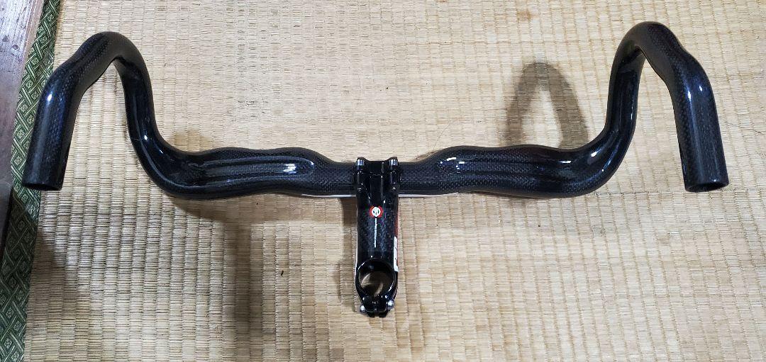 カーボンハンドル 420mm 80mmステム
