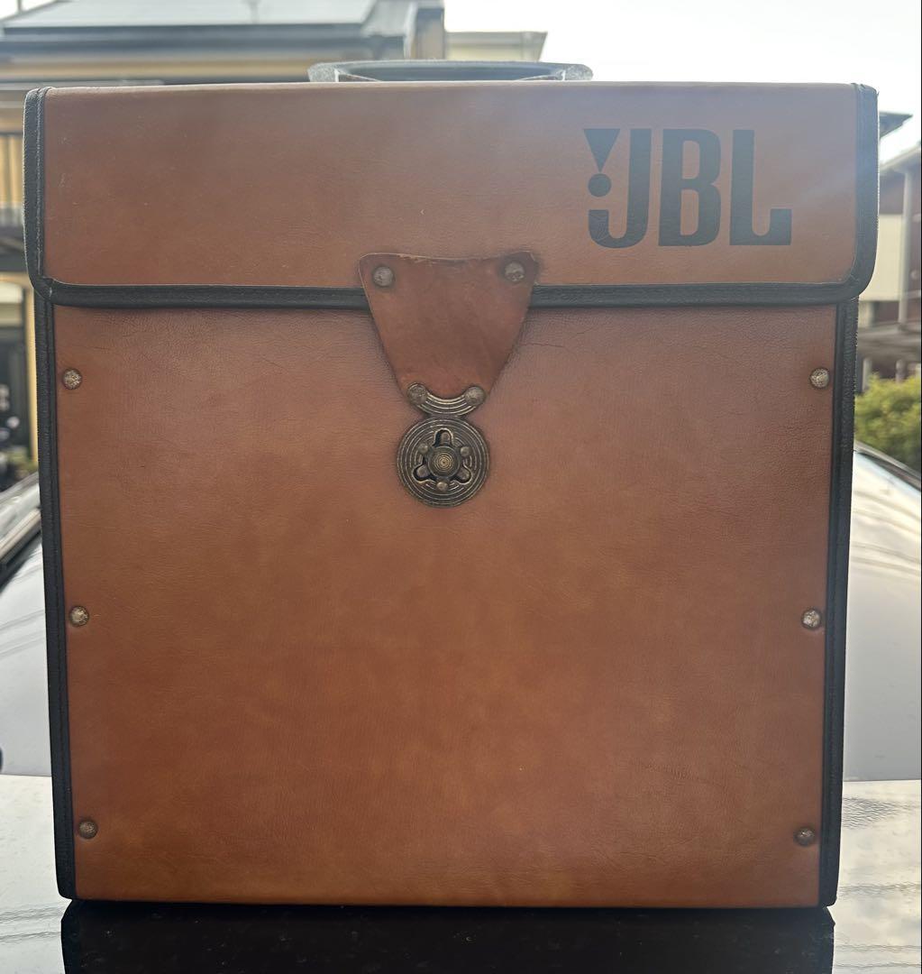希少　JBL レザー レコードバッグ