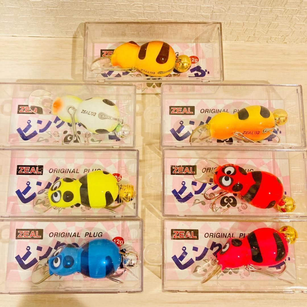 0106 未使用 ZEAL ズイール ピンクのパンダ　７個セット