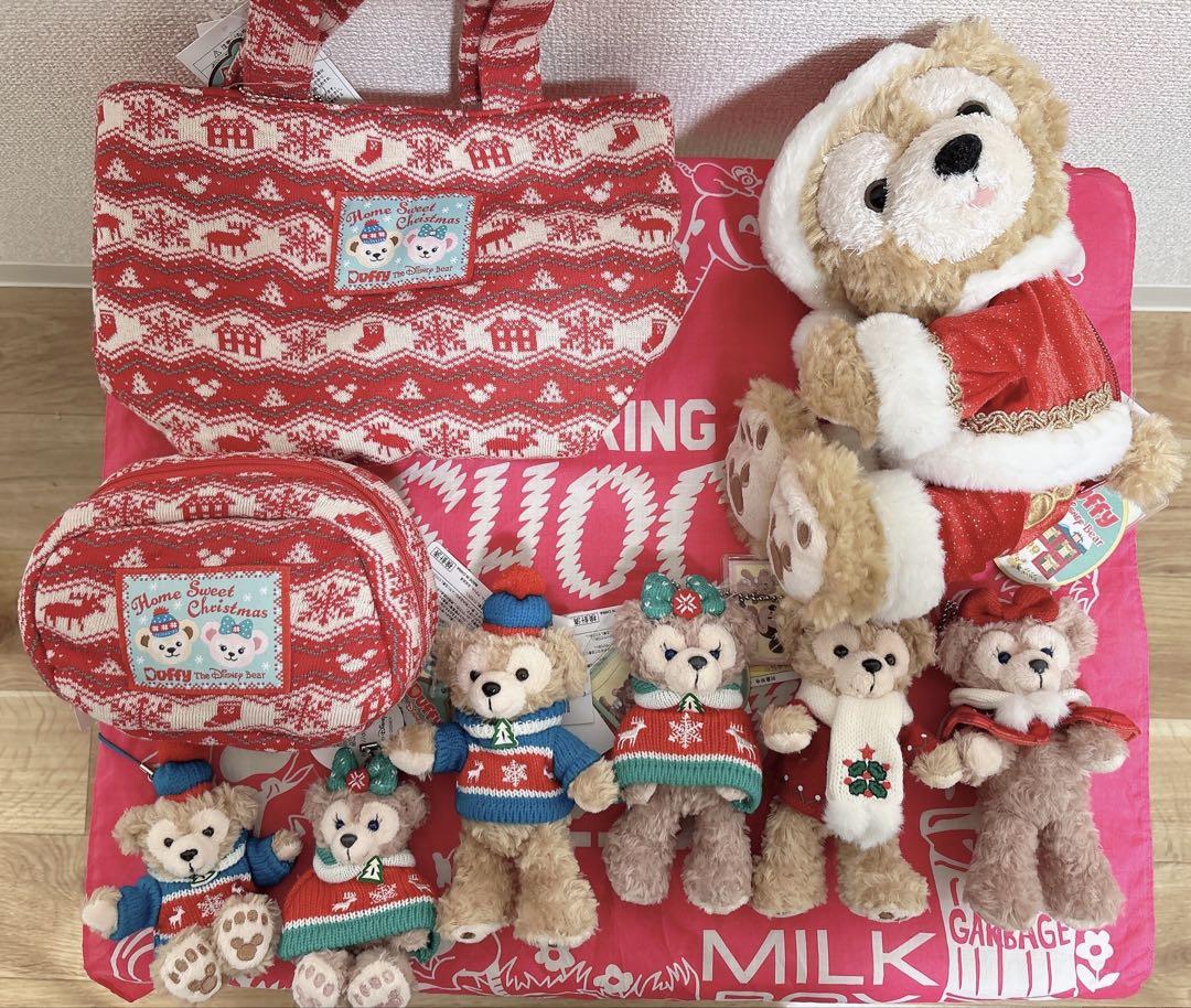 ディズニー ダッフィー とシェリーメイ  クリスマス限定品洋服付き 新品】2011年クリスマス ディズニーシー限定ダッフィー&シェリー