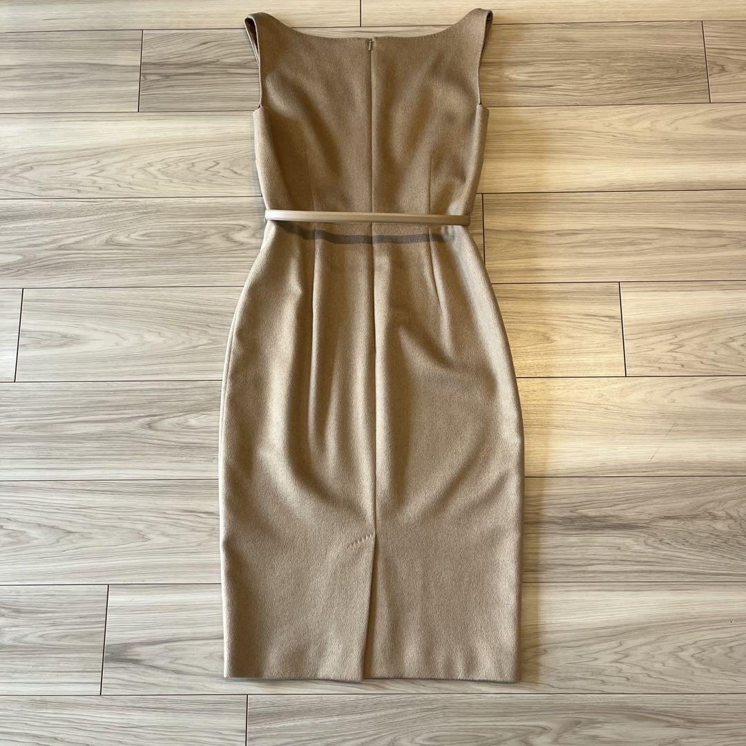 最終価格　表参道路面店購入品【Max Mara】キャメルワンピース　40