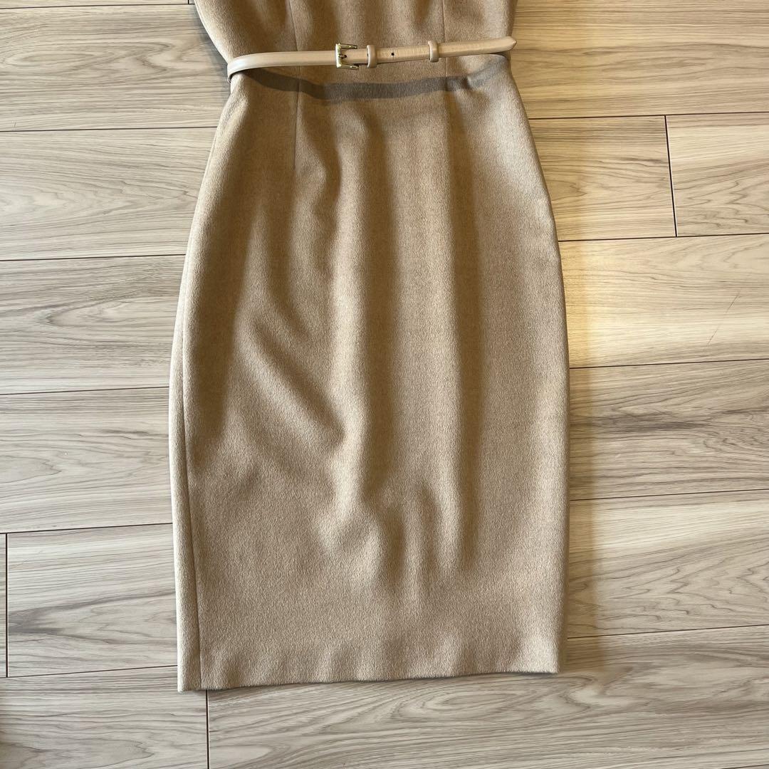 最終価格　表参道路面店購入品【Max Mara】キャメルワンピース　40
