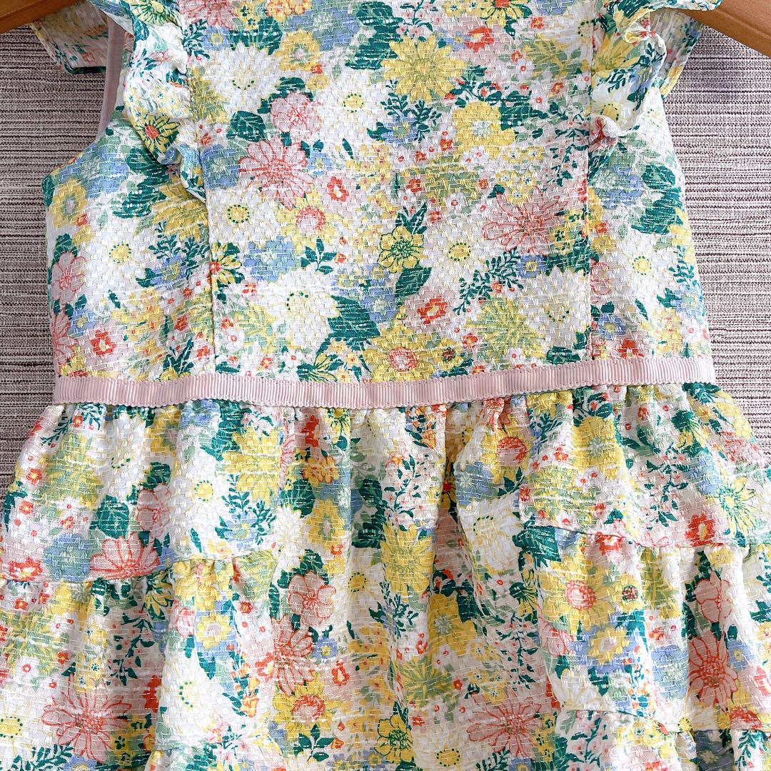 【極美品】TOCCA トッカ バンツガーデン ワンピース 花柄 100 スカート