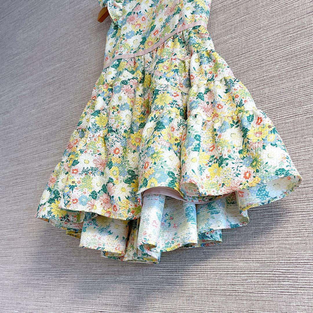 【極美品】TOCCA トッカ バンツガーデン ワンピース 花柄 100 スカート