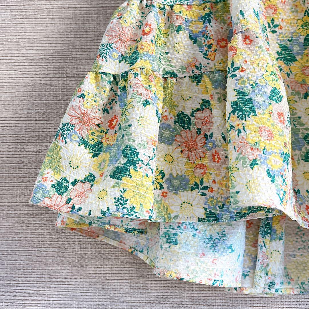 【極美品】TOCCA トッカ バンツガーデン ワンピース 花柄 100 スカート