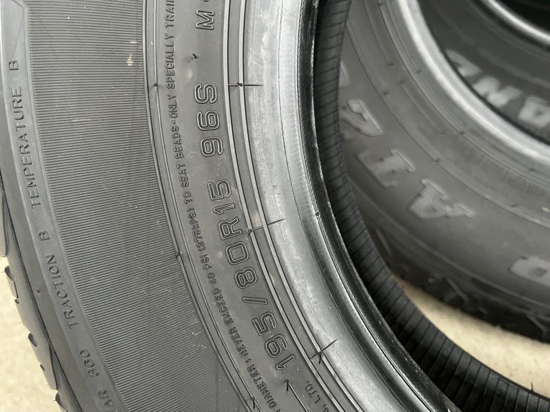 2024年製 DUNLOP GRANDTREK 195/80R15 ① 2本