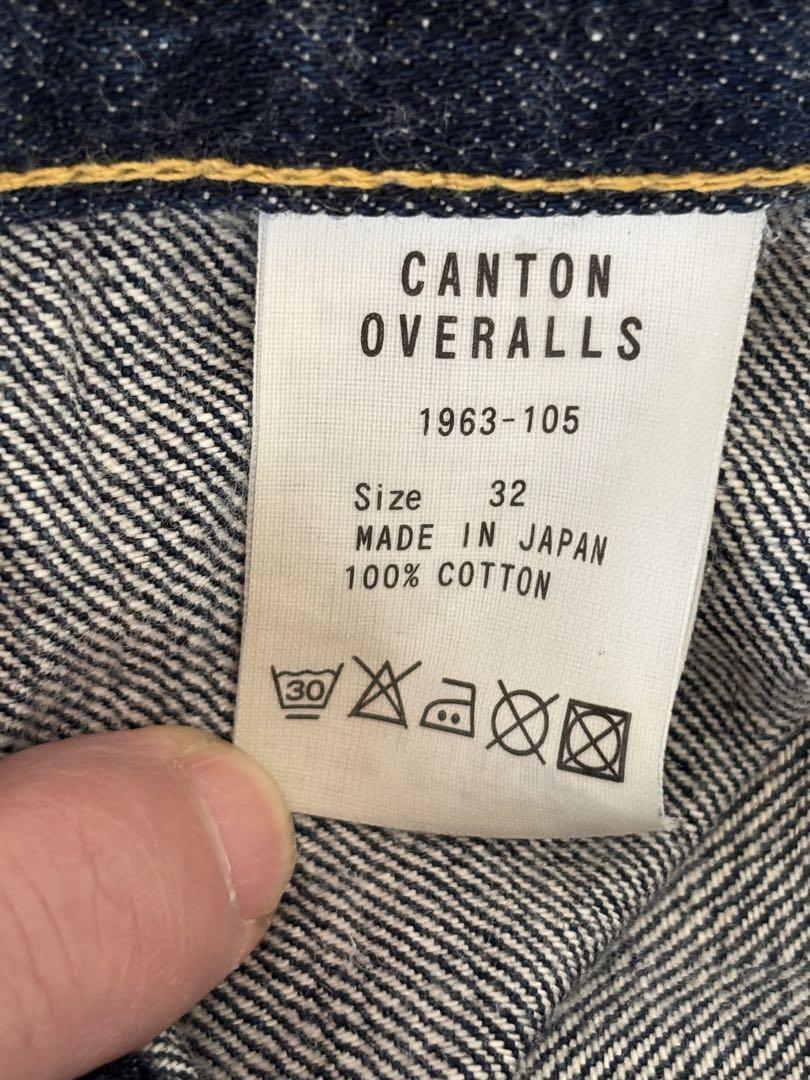 CANTON OVERALLS #1963 105 ONE WASH サイズ32 - メルカリ CANTON OVERALLS #1963 105 ONE WASH サイズ32 - メルカリ
