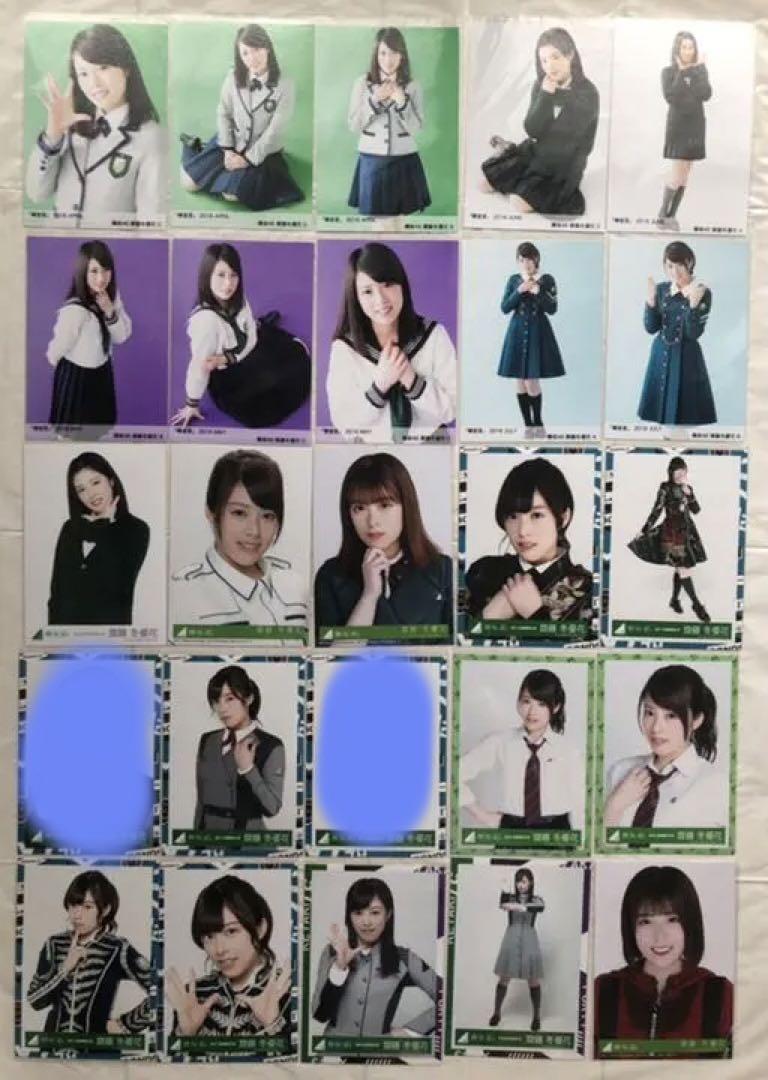 3000円 【現品限り一斉値下げ!】 欅坂46 櫻坂46 齋藤冬優花 生写真 欅宣言 ミニ色紙 まとめ売り