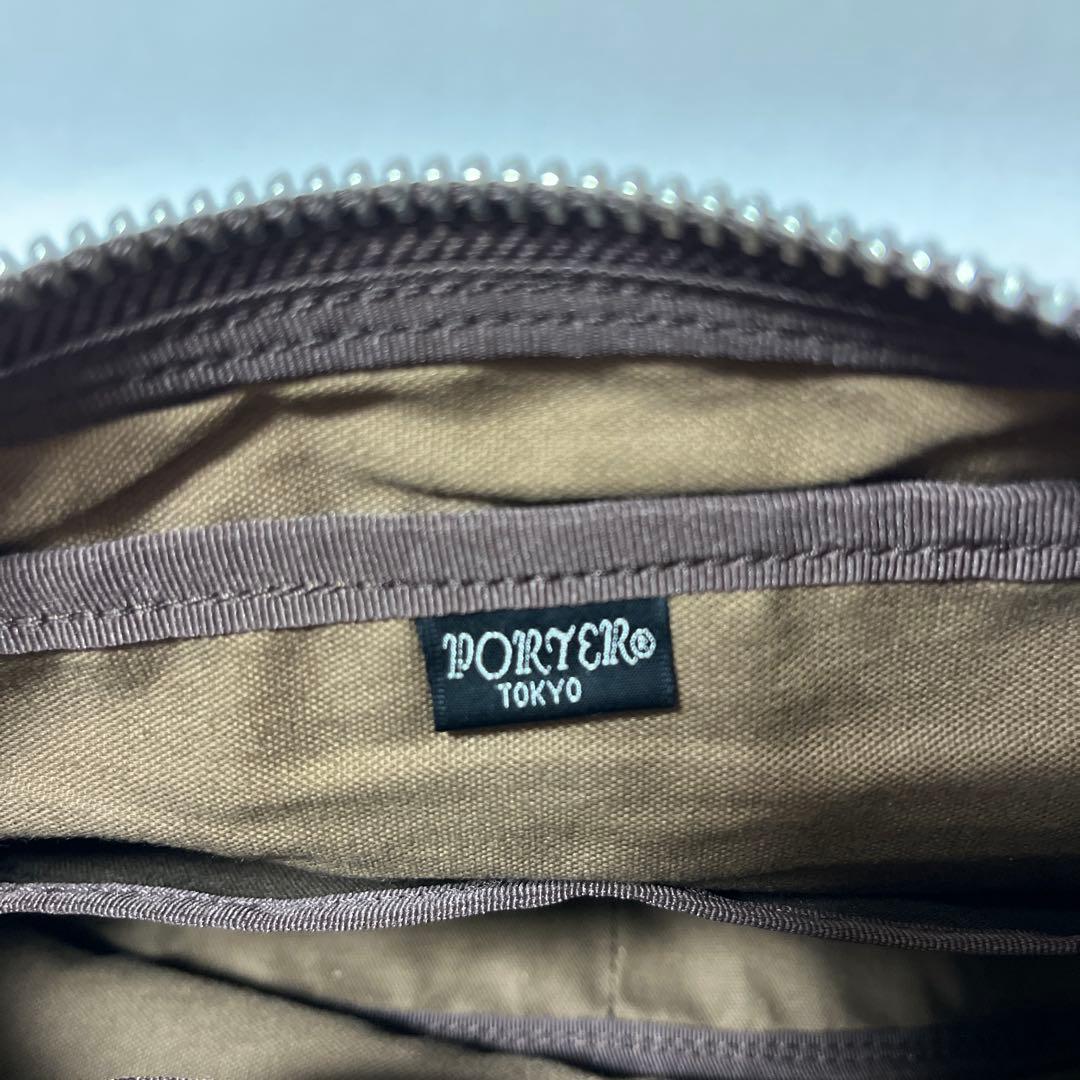 PORTER ポーター フリースタイル ショルダーバッグ ダークブラウン