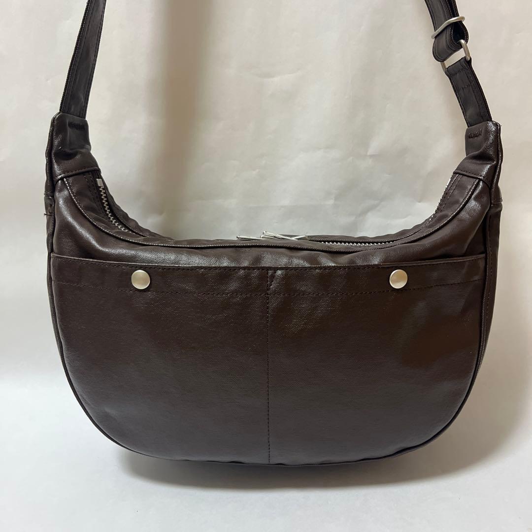 PORTER ポーター フリースタイル ショルダーバッグ ダークブラウン