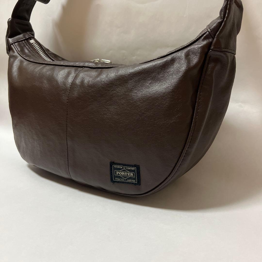 PORTER ポーター フリースタイル ショルダーバッグ ダークブラウン