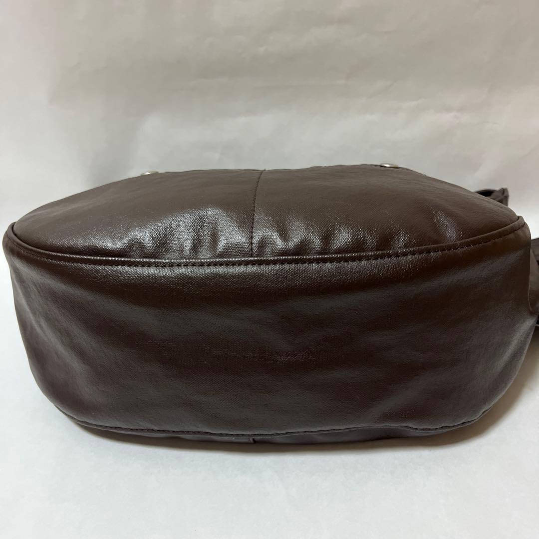 PORTER ポーター フリースタイル ショルダーバッグ ダークブラウン