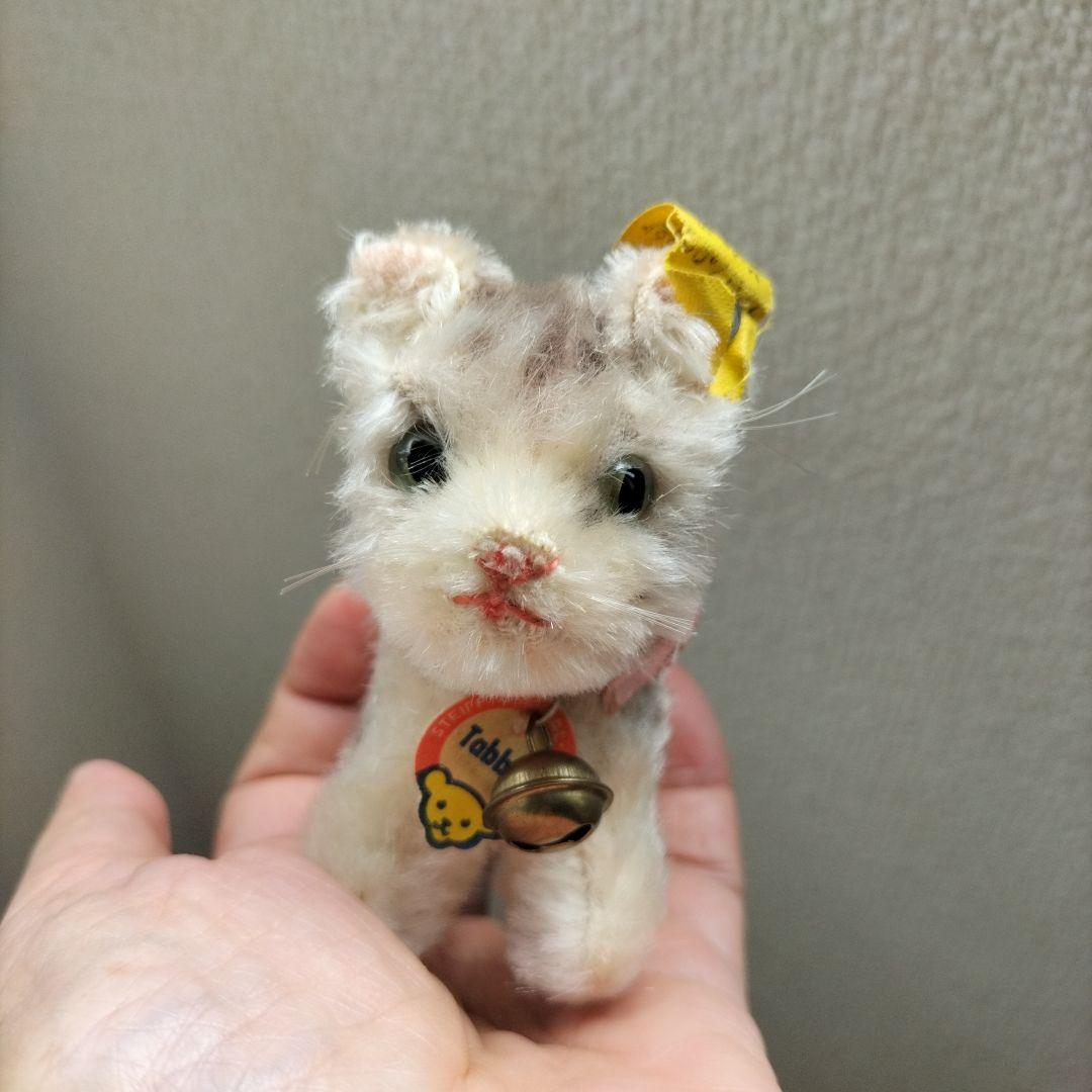 ビンテージ シュタイフ TABBY キャット　猫 シュタイフ タビー Cat Tabby 猫ぬいぐるみ ドイツヴィンテージ ねこ