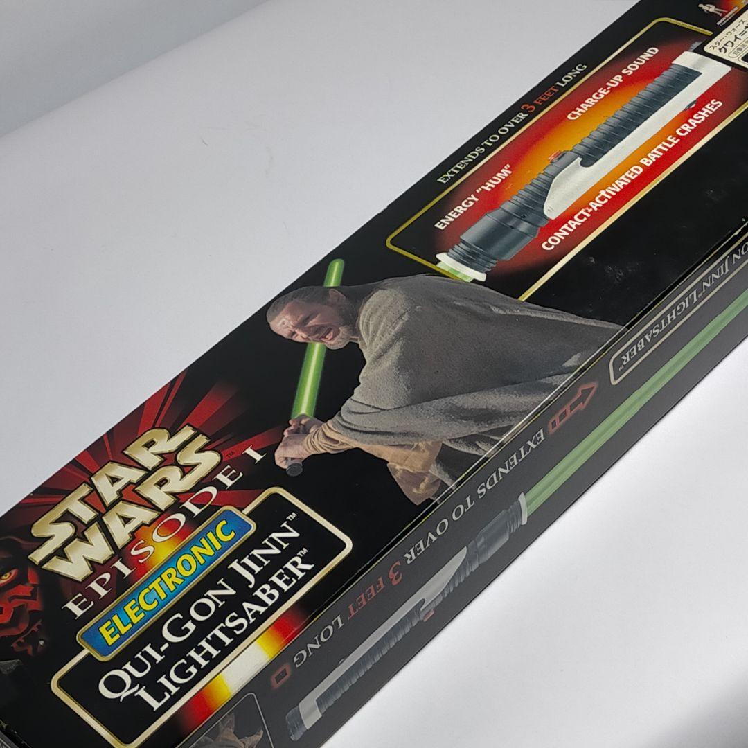 STAR WARS エピソード1 クワイ ガン ジン ライトセーバー 動作品