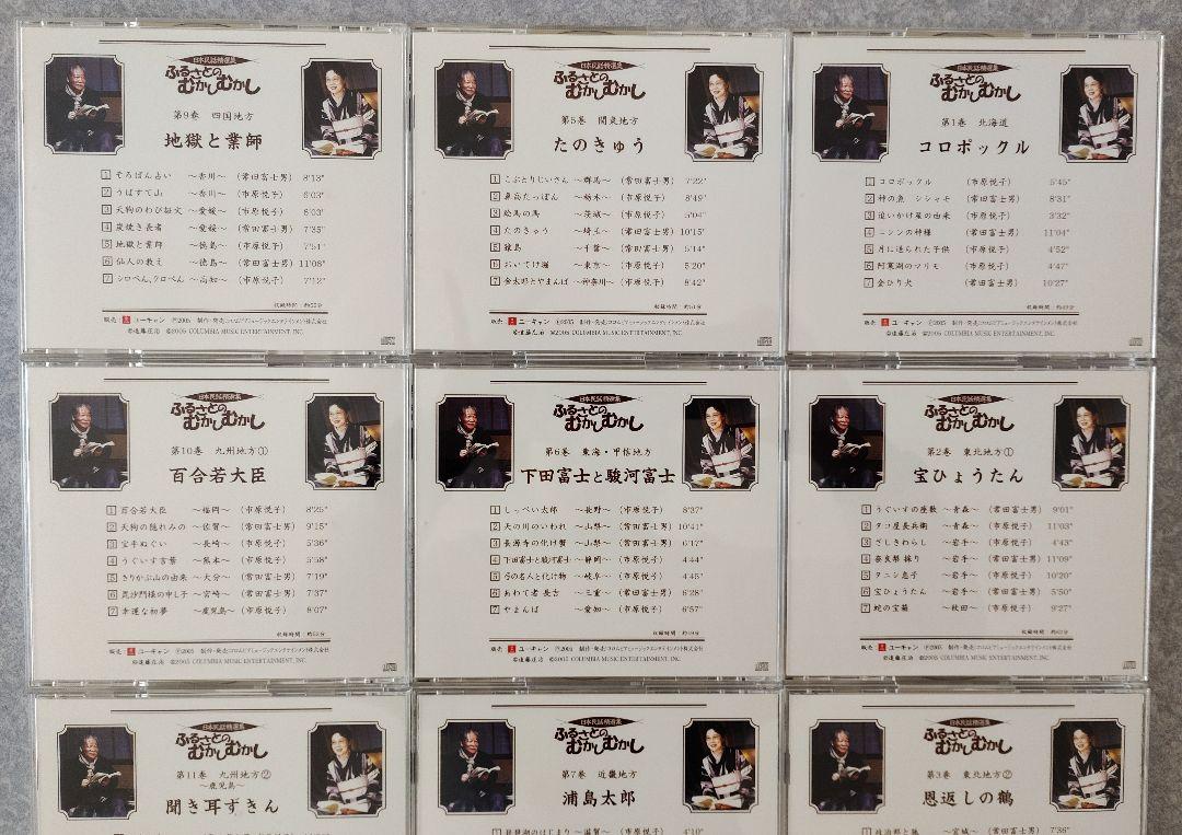 ふるさとのむかしむかし 朗読CD全12巻　市原悦子さん他朗読　ユーキャン
