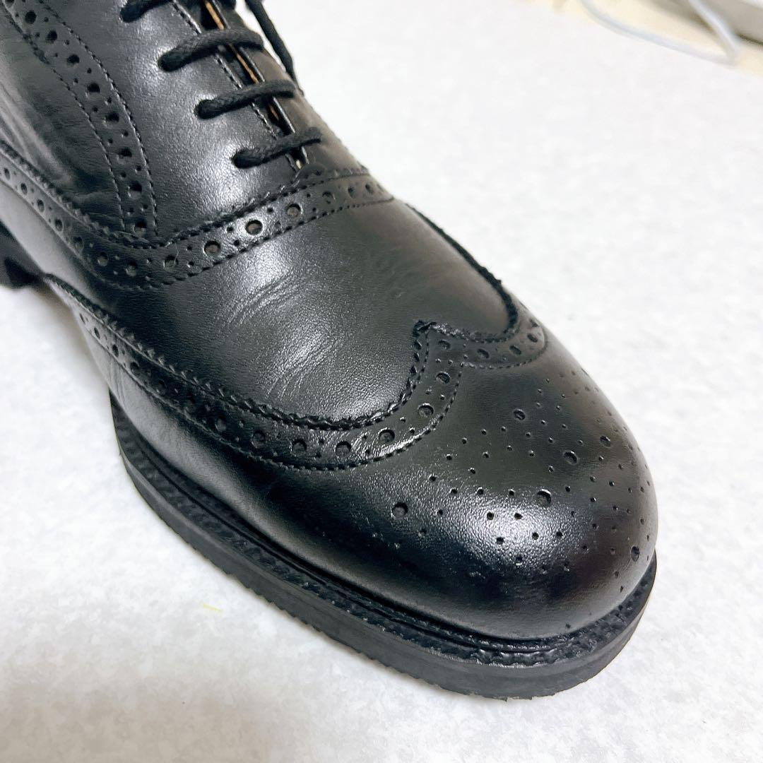 極美品 マッキントッシュ リーガル製 ウイングチップ 革靴 メダリオン 25㎝ ✨美品✨リーガル REGAL ウイングチップ メダリオン 革靴 25