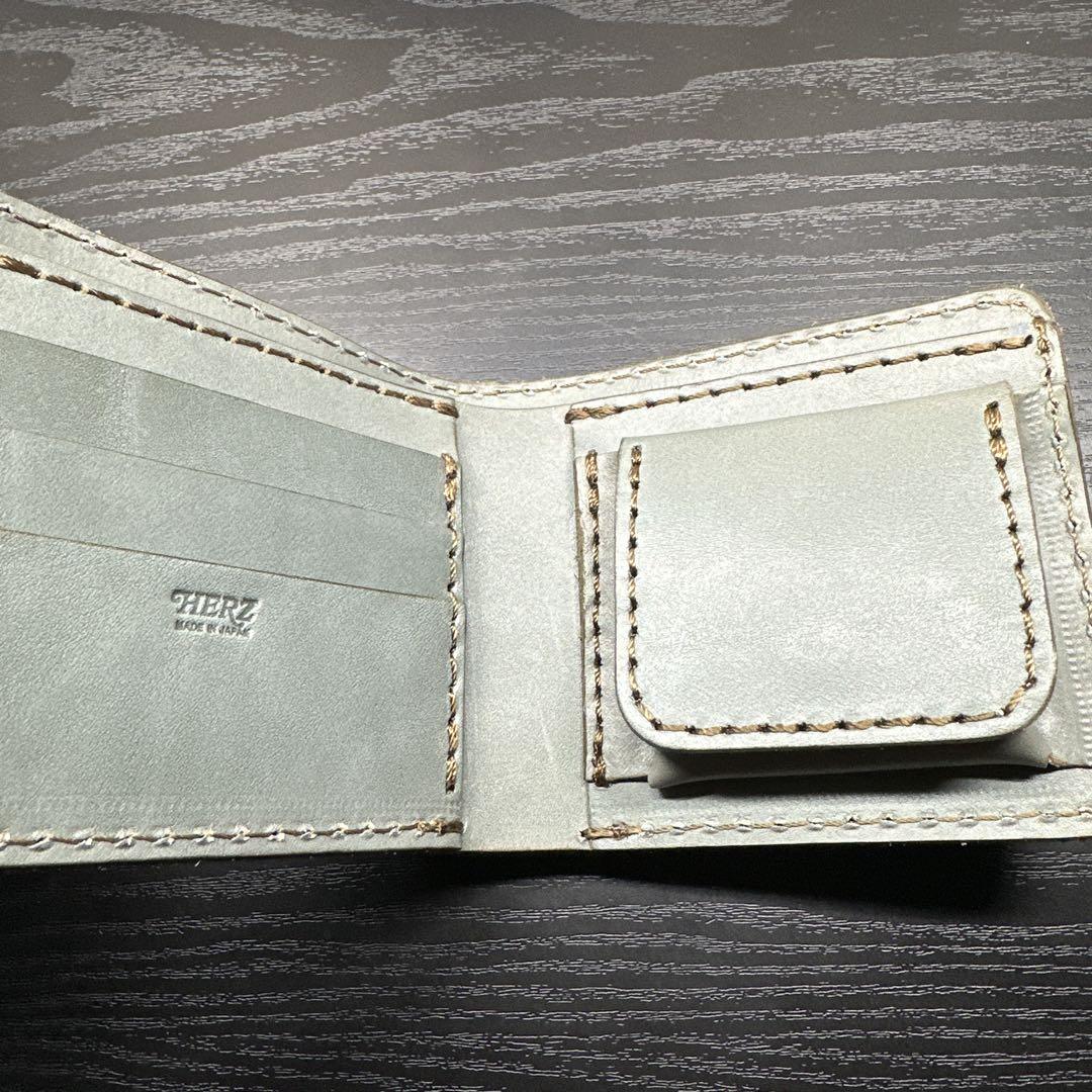 Herz(ヘルツ）　限定カラー　アイビーグレイ　二つ折り財布