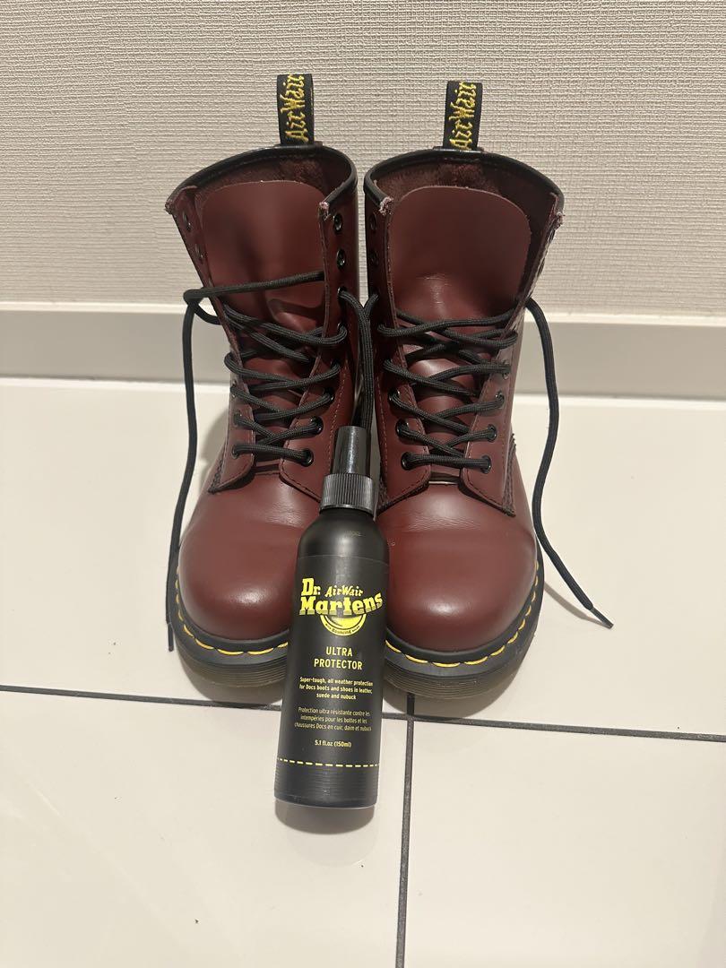 Dr. Martens 8ホールハイカットブーツ 1460 cherry red レディース