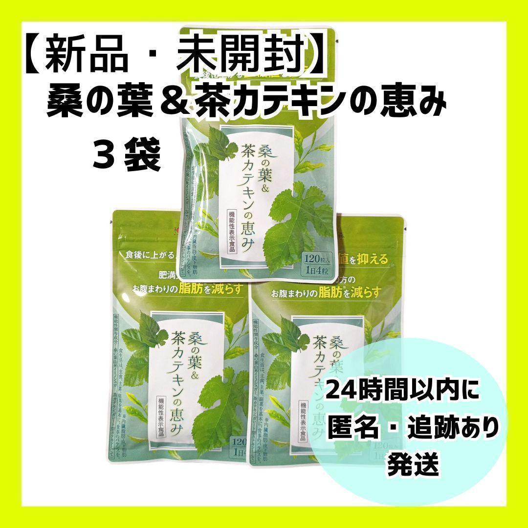【新品・未開封】桑の葉＆茶カテキンの恵み ３袋 和漢の森