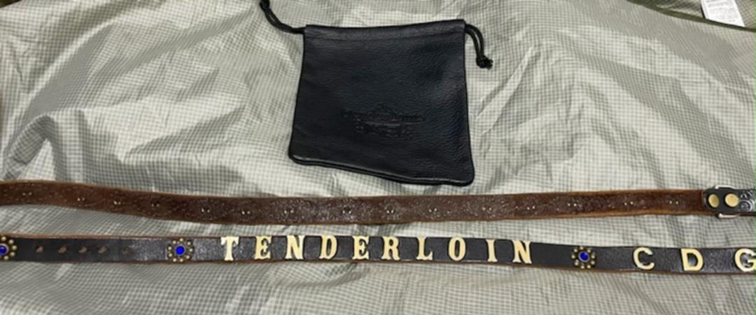 TENDERLOIN × HTC × PORTER×CDG ナローベルト青×黒 mehriran.tv