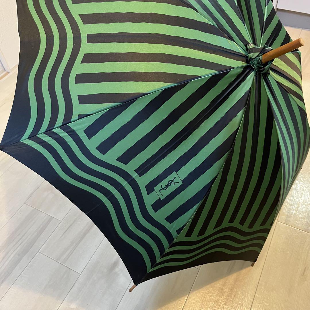 【未使用】イヴサンローラン 晴雨兼用傘 晴雨兼用日傘 YSL イヴサンローラン USED美品 東レ サマー