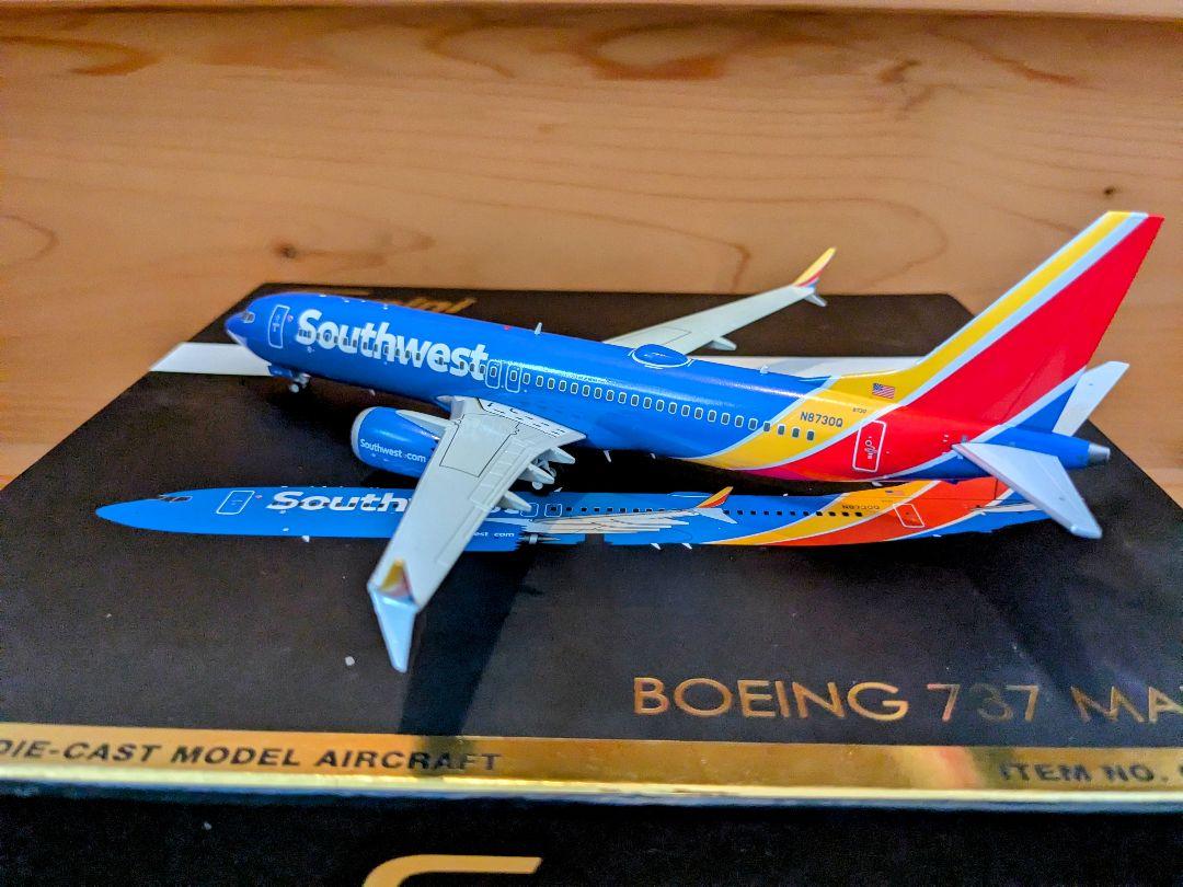 航空機・ヘリコプター Gemini SOUTHWEST 737MAX 1/200