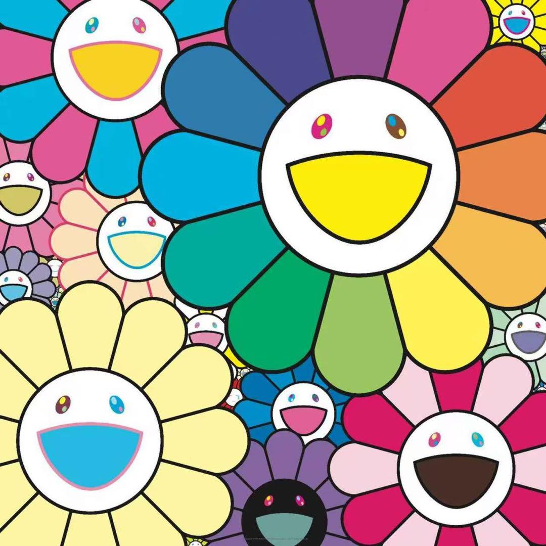 お花がいっぱい ポスター 村上隆