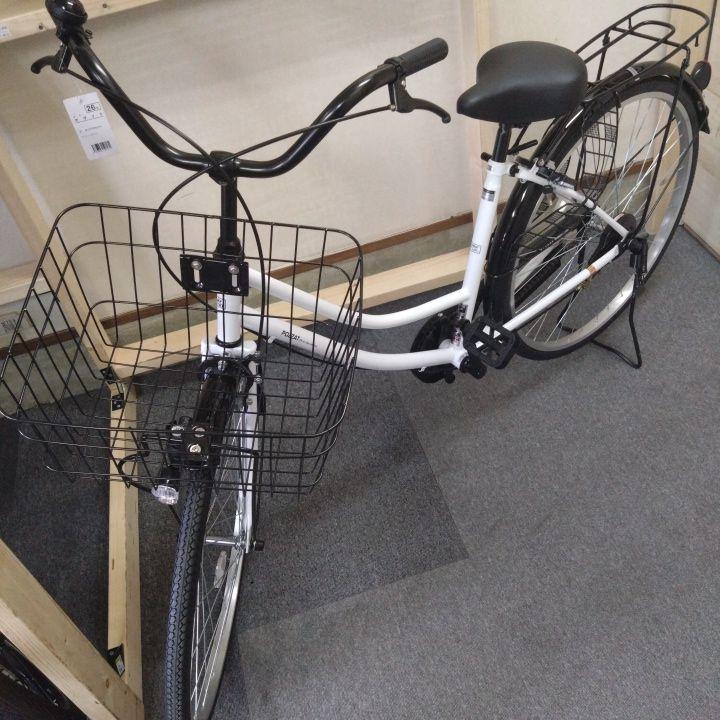 新車　引取限定　訳あり　ポザット　ホワイト　26インチ