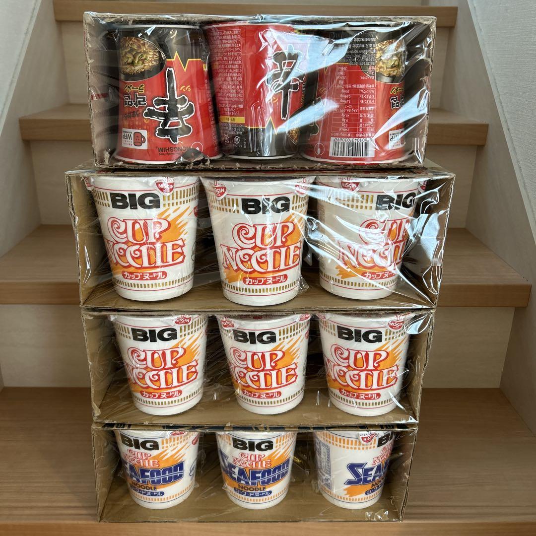 ②カップラーメン　辛ラーメン　まとめ売り　計24個