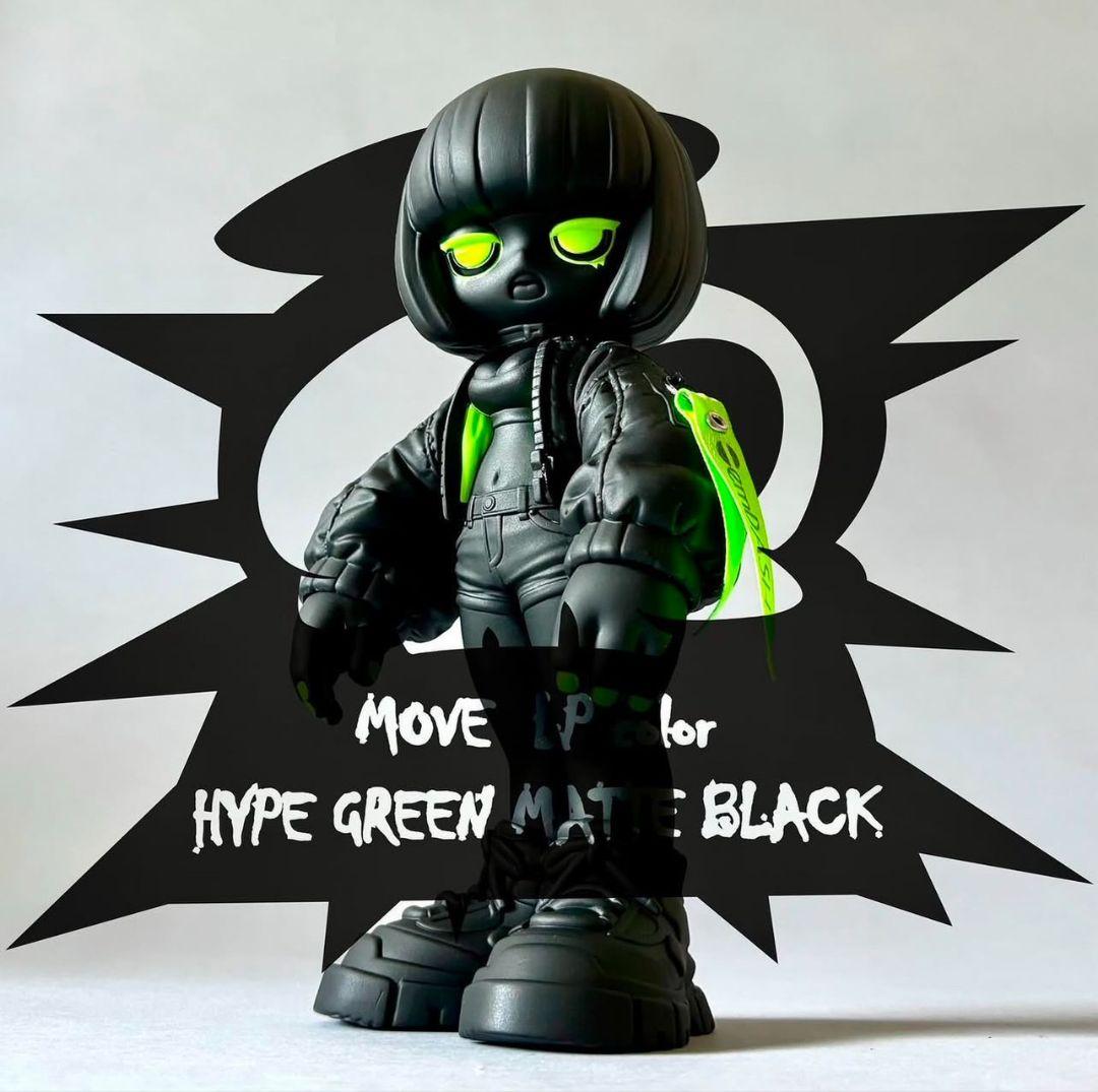 未開封　MOVE LP color HYPE GREEN MATTE BLACK
