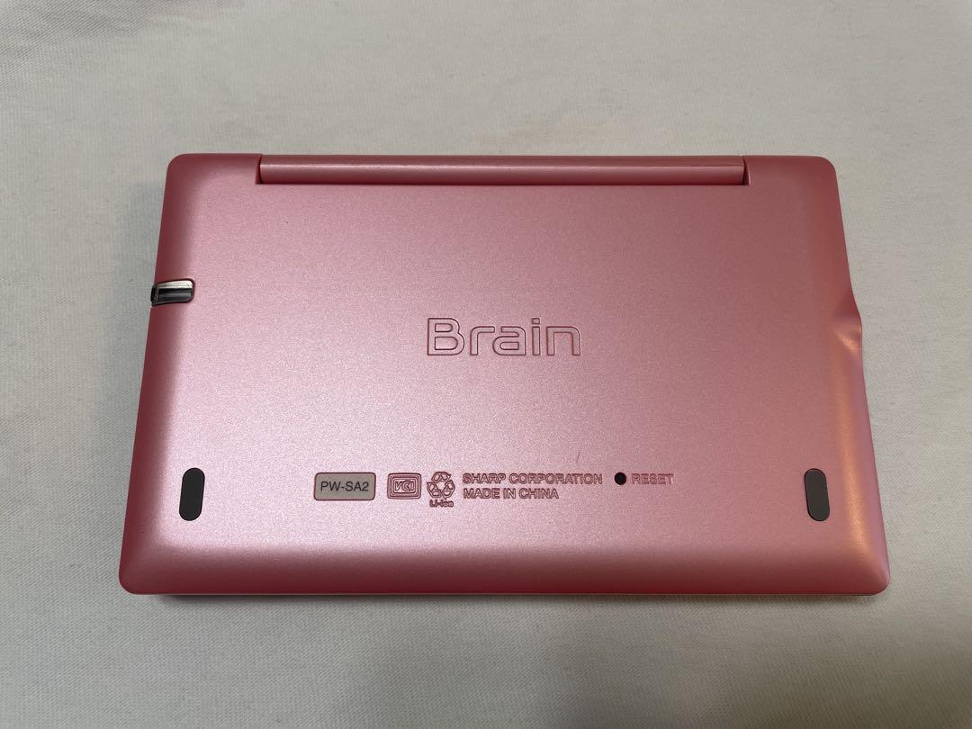 SHARP - 【中古美品】SHARP Brain 電子辞書　ピンク SHARP - 【中古美品】SHARP Brain 電子辞書 ピンクの通販 by