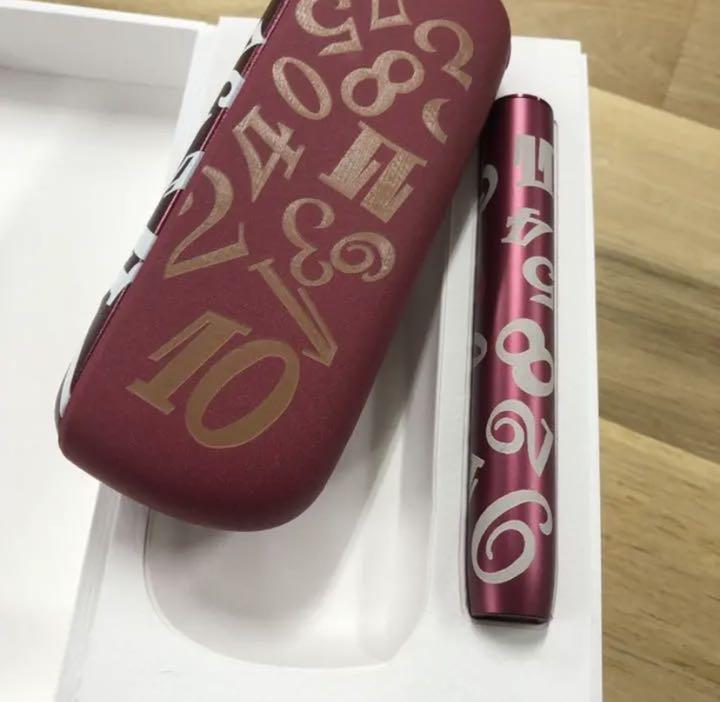 いオリジナ iQOS 本体 数字 サンセットレッド skAaX-m86154002360 ILUMA アイコス イルマ マケース