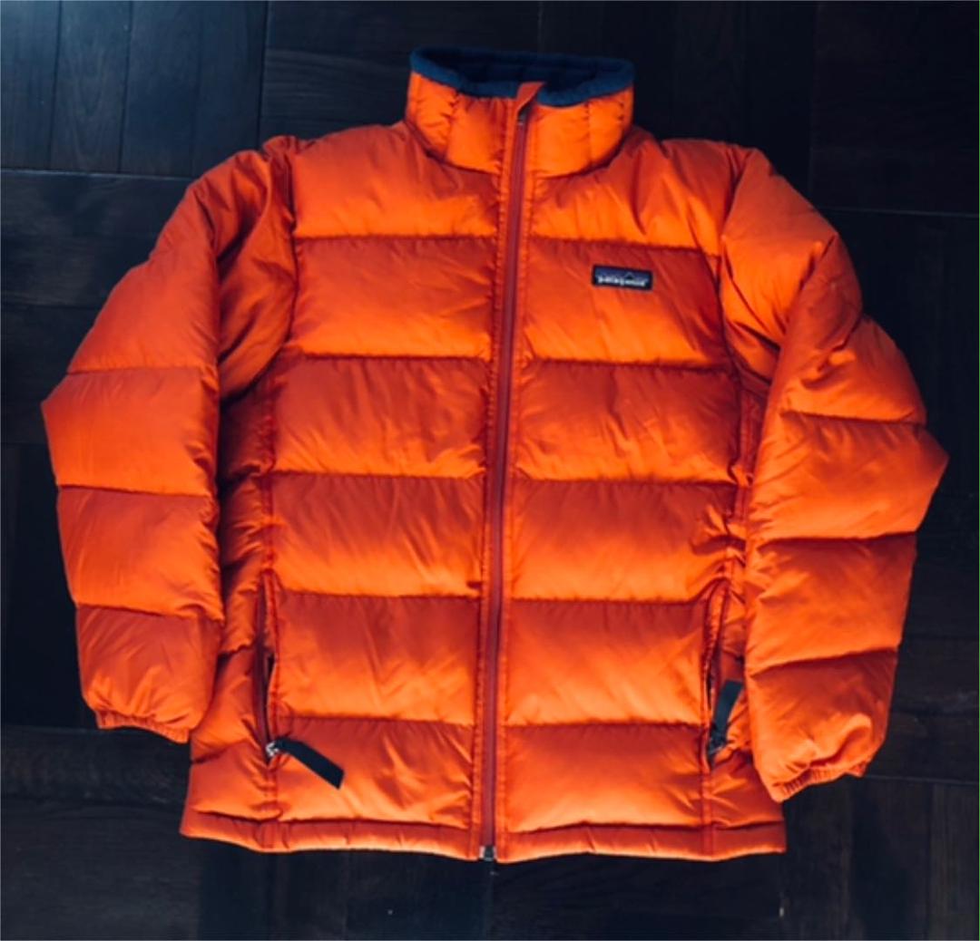パタゴニア　オレンジ　ダウン　M相当 中古・古着通販】Patagonia (パタゴニア) ダウンジャケット