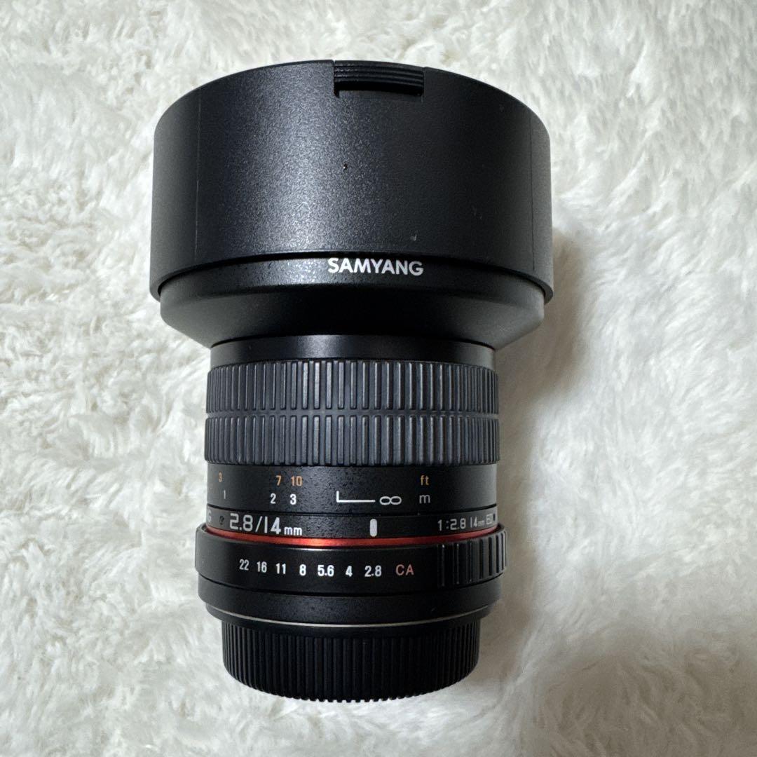 【訳ありお買い得品】SAMYANG 14mm F2.8 キヤノンEFマウント