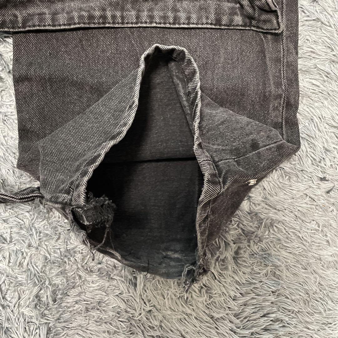 zara デニム　カーゴ　ポケットパンツ