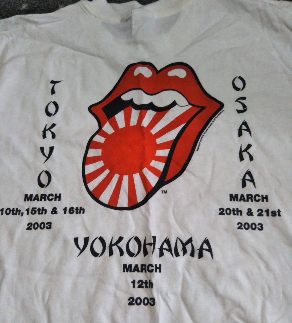 ローリング・ストーンズ 2003年 武道館公演 Tシャツ 未着用 Lサイズ ローリング・ストーンズ/Rolling Stones 2003年 武道館公演 T